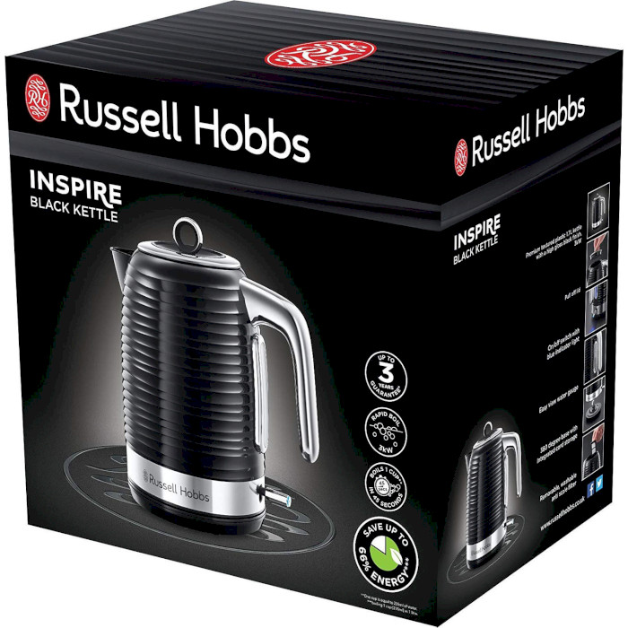 Электрочайник RUSSELL HOBBS Inspire Black (24361-70)