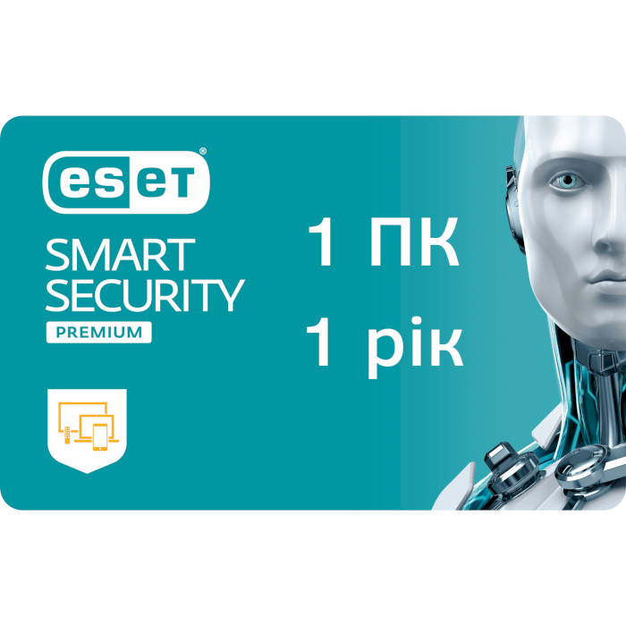 Продление лицензии ESET Smart Security Premium (1 ПК, 1 год) (EKESSP_1Y_1PC_R)