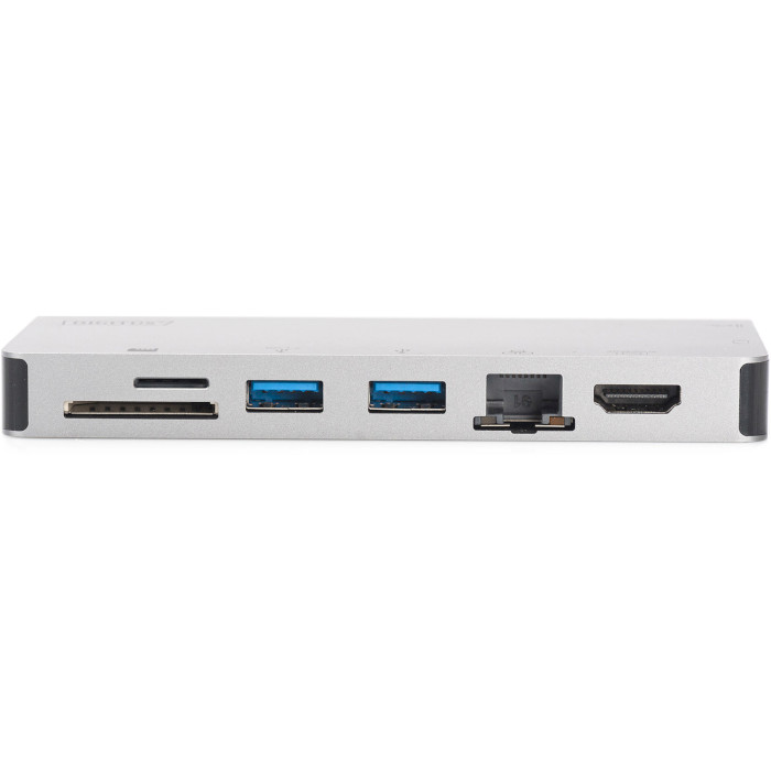 Порт-репликатор DIGITUS USB-C 8-port Multiport Travel Dock (DA-70866)