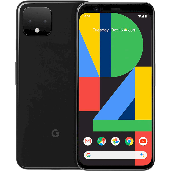 Смартфон GOOGLE Pixel 4 4/64GB Just Black (842776114945)