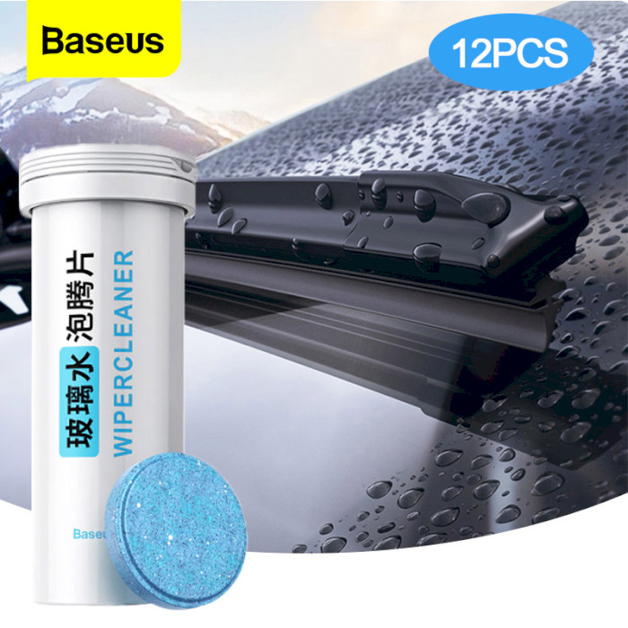 Таблетки для чищення скла BASEUS Auto Glass Cleaner Effervescent Tablets (CRBLS-02)