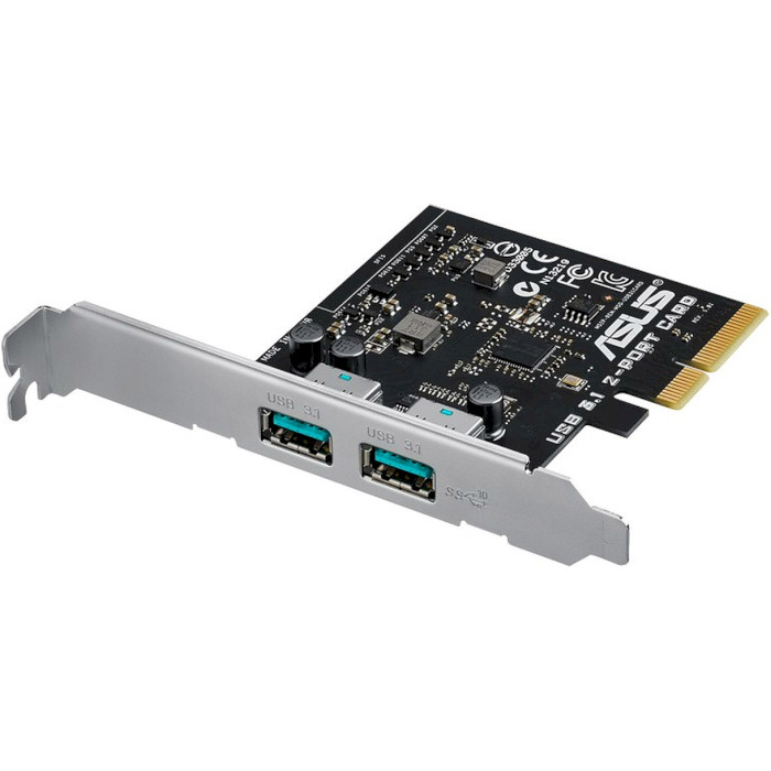 Контроллер ASUS 2-Port USB 3.1 PCI-e Card Type A (90MC0360-M0EAY0)