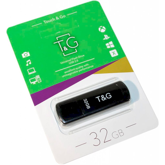 Флэшка T&G 011 Classic Series 32GB USB2.0 Black (TG011-32GBBK)