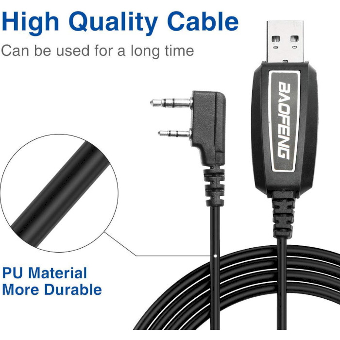 Кабель для программирования раций BAOFENG PL2303