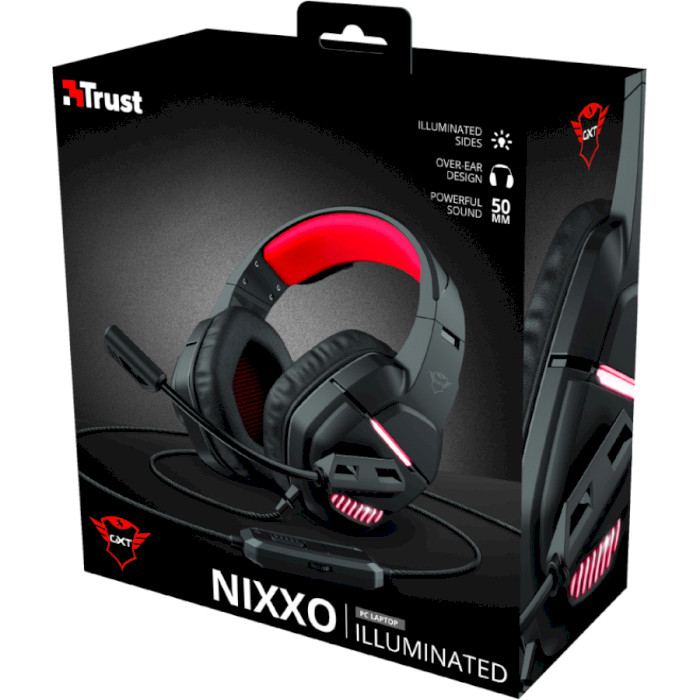 Наушники геймерские TRUST Gaming GXT 448 Nixxo Black (24030)