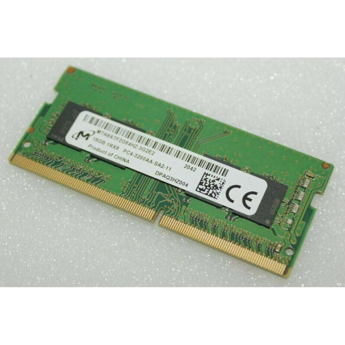 Модуль памяти MICRON SO-DIMM DDR4 3200MHz 16GB (MTA8ATF2G64HZ-3G2E2)