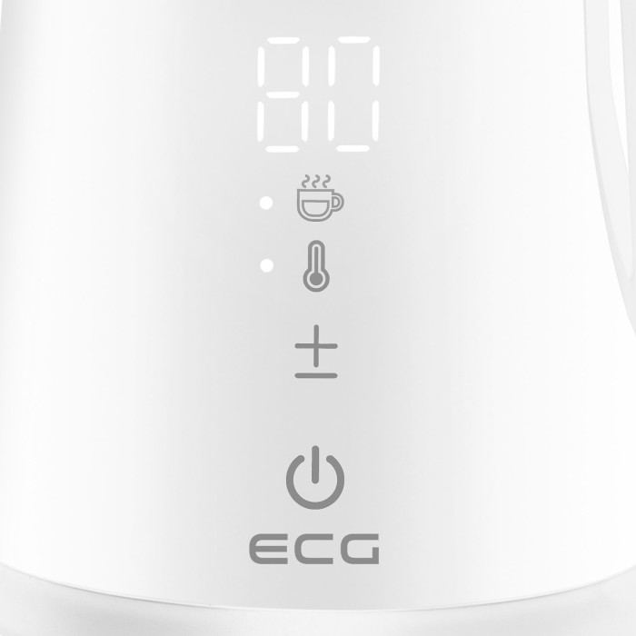 Електрочайник ECG 1893 Digitouch White