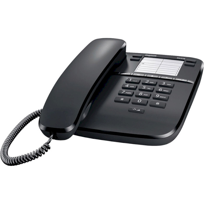 Провідний телефон GIGASET DA310 Black (S30054-S6528-S301)