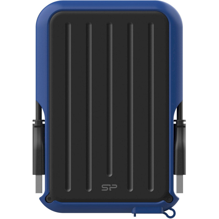 Портативний жорсткий диск SILICON POWER Armor A66 1TB USB3.2 Blue (SP010TBPHD66SS3B)