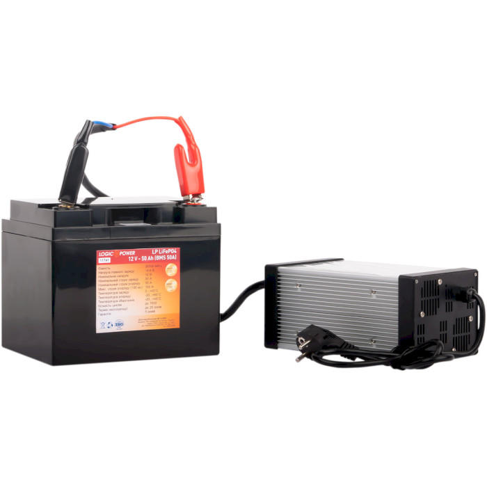 Зарядний пристрій для АКБ LOGICPOWER LiFePO4 24V 25A 600W (LP14595)