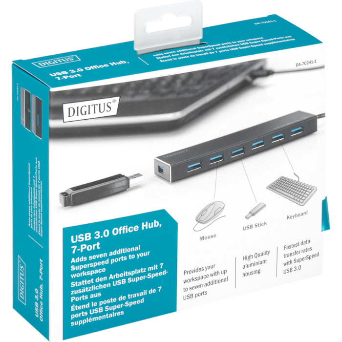 USB хаб DIGITUS DA-70241-1