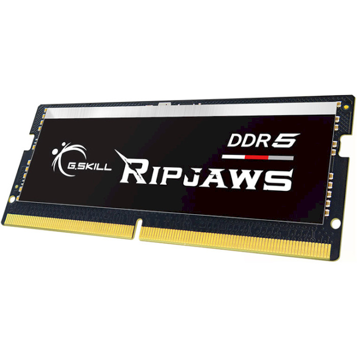 Модуль пам'яті G.SKILL Ripjaws SO-DIMM DDR5 4800MHz 32GB (F5-4800S4039A32GX1-RS)