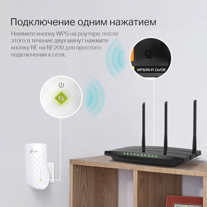 Wi-Fi репитер TP-LINK RE200