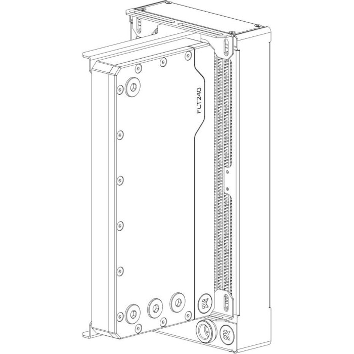 Кріплення для резервуара EKWB EK-Loop Angled Bracket 120mm (3831109825365)