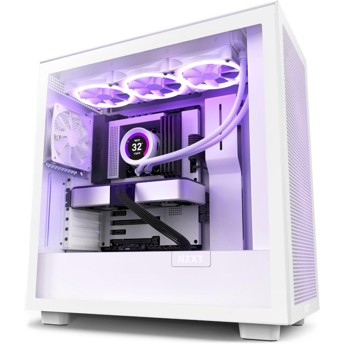 Корпус NZXT H7 Flow Matte White (CM-H71FW-01)