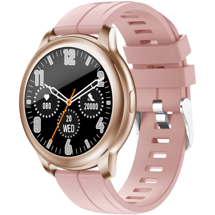 Смарт-годинник GLOBEX Smart Watch Aero Gold Pink