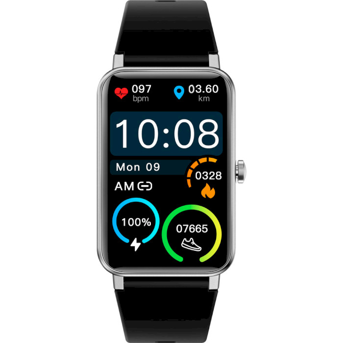 Смарт-часы GLOBEX Smart Watch Fit Silver