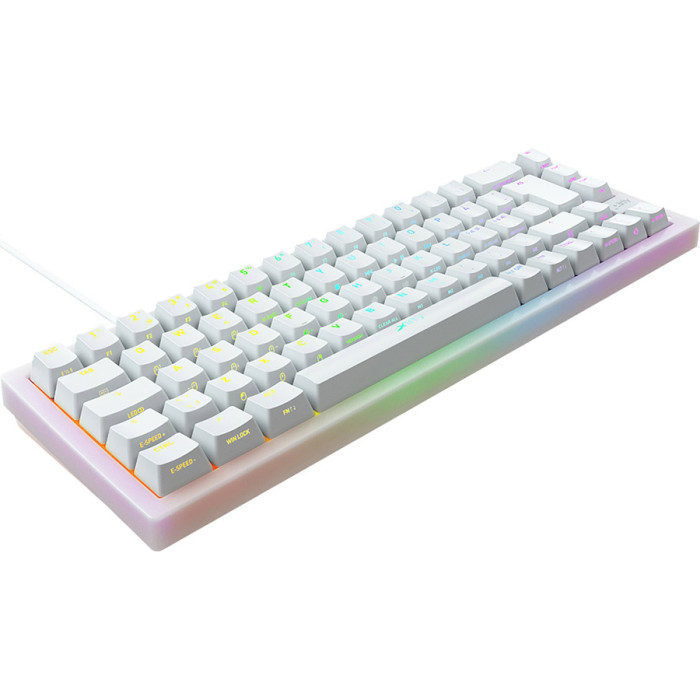 Клавіатура XTRFY K5 Compact RGB UA Transparent White (K5-RGB-CPT-TPWHITE-R-UKR)