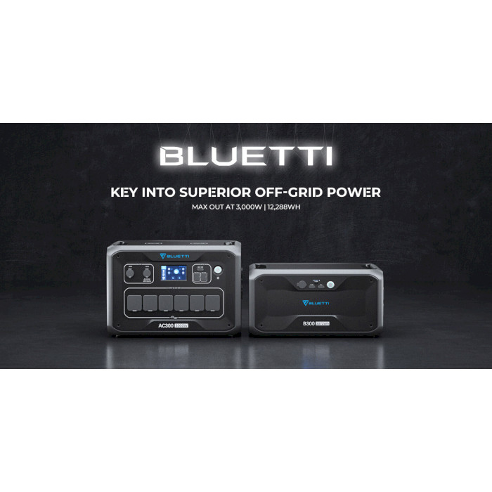 Зарядна станція BLUETTI AC300 + B300 Power Kit