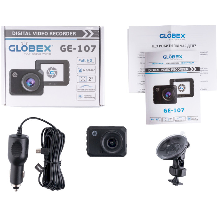 Автомобильный видеорегистратор GLOBEX GE-107