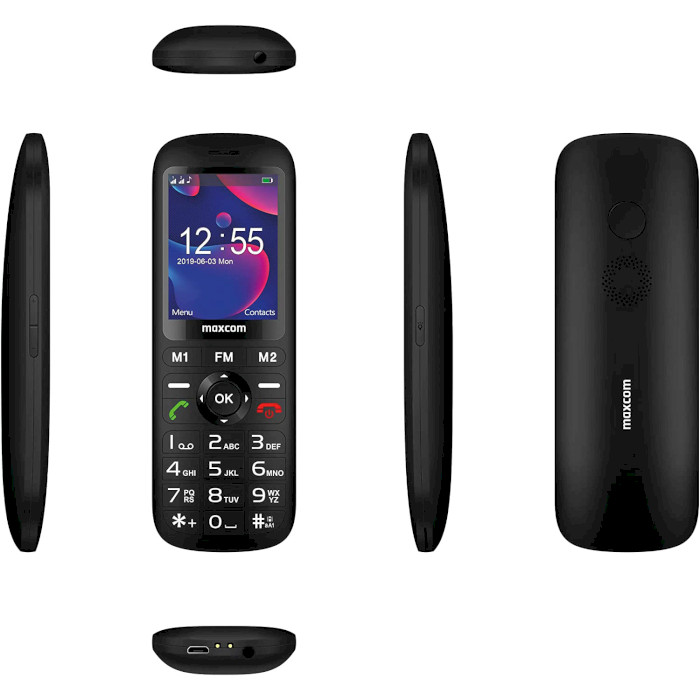 Мобильный телефон MAXCOM Comfort MM740 Black
