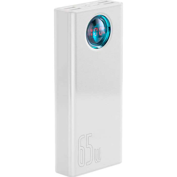 Повербанк BASEUS Amblight Digital Display Quick Charge 65W 30000mAh White (PPLG-A02)