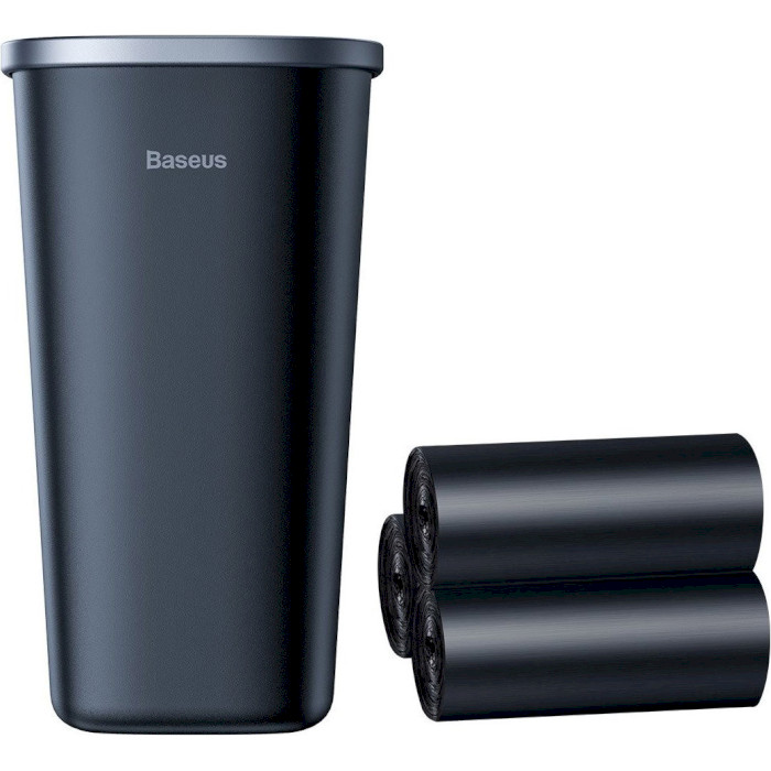 Автомобільний контейнер для сміття BASEUS Dust-free Vehicle-mounted Trash Can Black (CRLJT-A01)