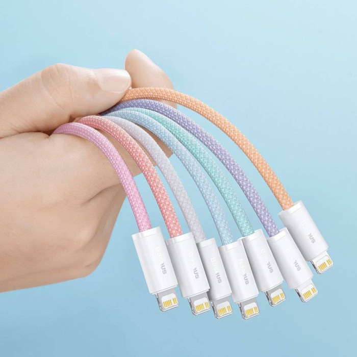 Кабель BASEUS Dynamic Series Fast Charging Data Cable Type-C to iP 20W 1м Green (CALD000006)