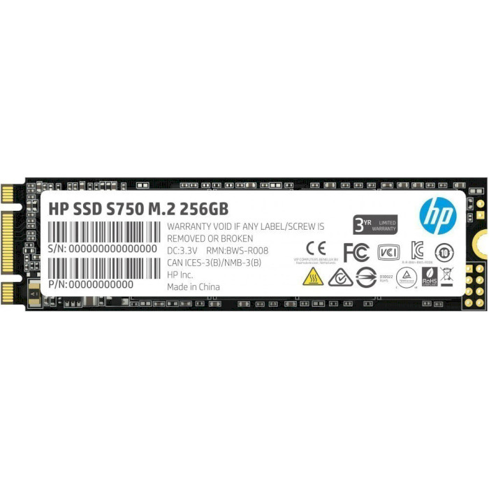 SSD диск HP S750 256GB M.2 SATA (16L55AA#ABB)