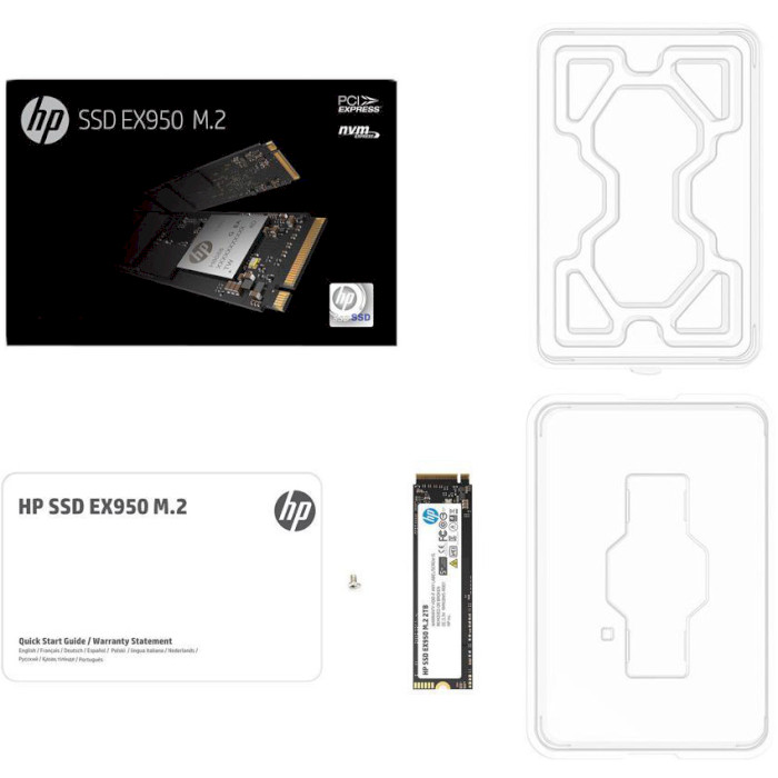 SSD диск HP EX950 2TB M.2 NVMe (5MS24AA#ABB)
