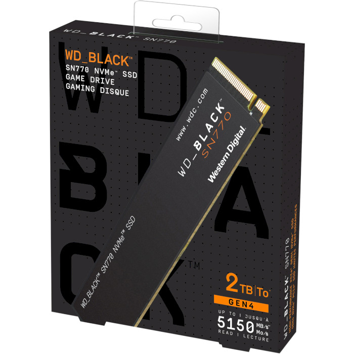 SSD диск WD Black SN770 2TB M.2 NVMe (WDS200T3X0E)