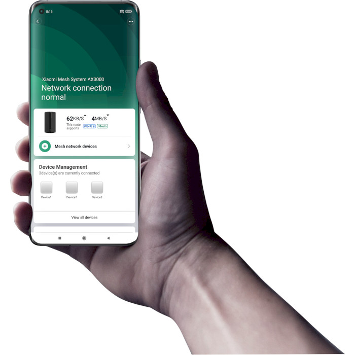 Wi-Fi Mesh роутер XIAOMI Mesh System AX3000 (DVB4315GL)