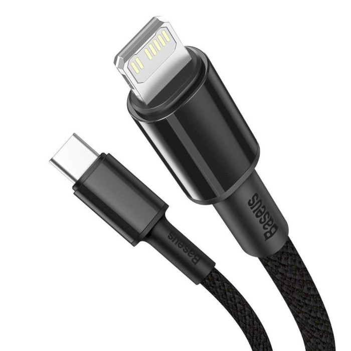 Кабель BASEUS High Density Braided Fast Charging Data Cable Type-C to Lightning 20W 2м Black (CATLGD-A01)