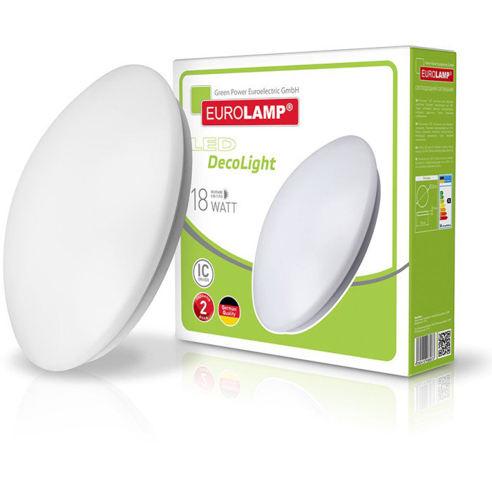 Светильник EUROLAMP LED DecoLight Round New 18W 4000K (LED-NLR-18/4(F)NEW)