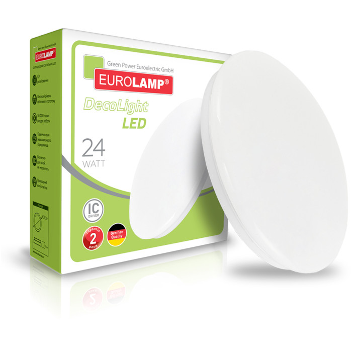 Светильник EUROLAMP LED DecoLight Round New 24W 4000K (LED-ENLR-24/4(F)NEW)