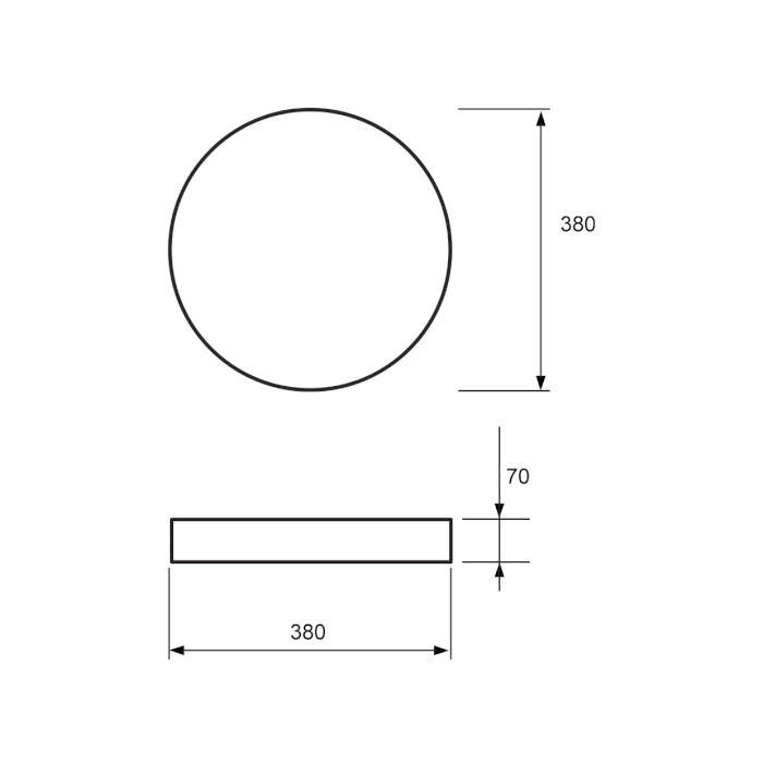 Світильник EUROLAMP LED DecoLight Round New 24W 4000K (LED-ENLR-24/4(F)NEW)