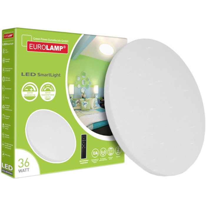 Светильник EUROLAMP LED Smart Light Deko Round N17 36W 3000-6500K (LED-SL-36W-N17(DECO))