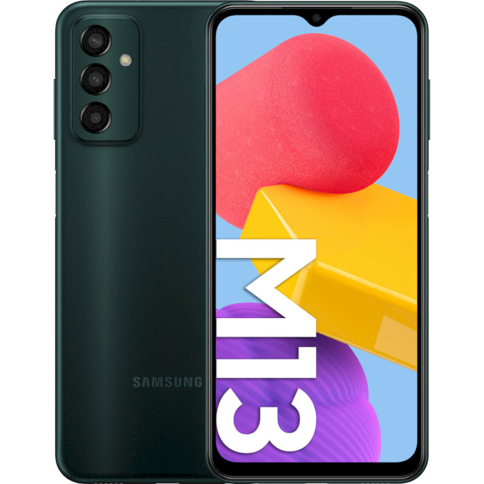 Смартфон SAMSUNG Galaxy M13 4/64GB Deep Green (SM-M135FZGDSEK)