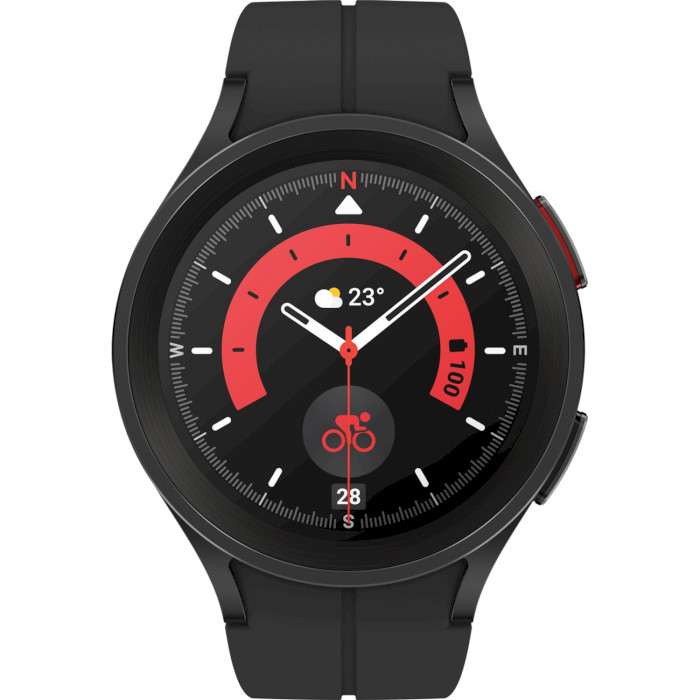 Смарт-годинник SAMSUNG Galaxy Watch 5 Pro eSIM 45mm Black (SM-R925FZKASEK)
