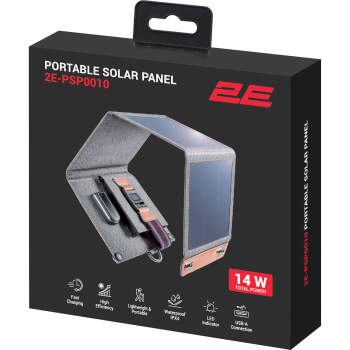 Портативная солнечная панель 2E 14W (2E-PSP0010)