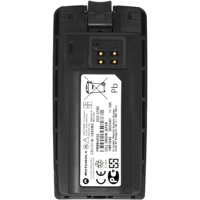 Аккумулятор для рации MOTOROLA XT225/XT420/XT460/665D 3000 mAh 3.7V Li-Ion (PMNN4453AR)