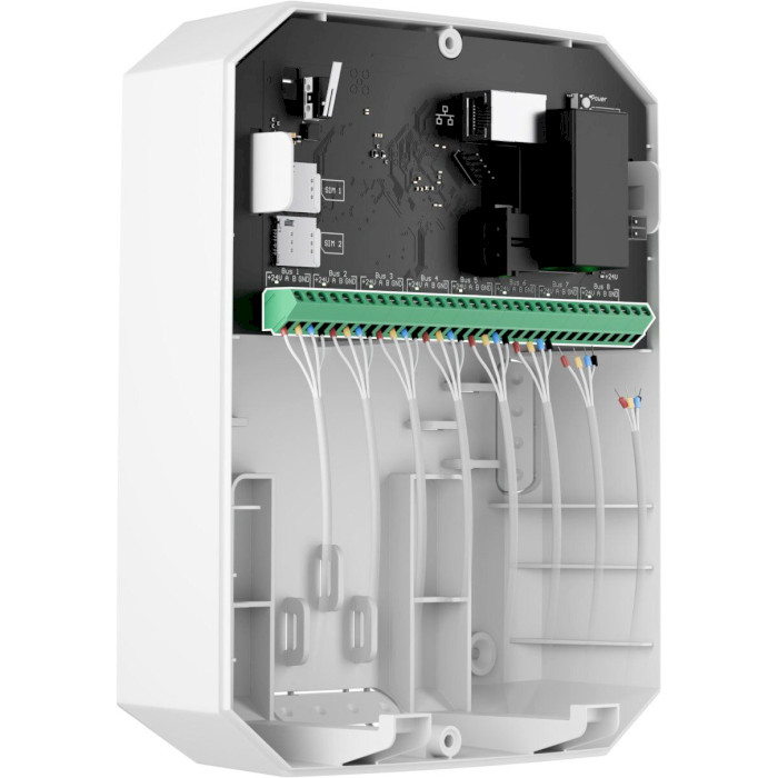 Гібридна централь системи безпеки AJAX Hub Hybrid (2G) White (000027182)