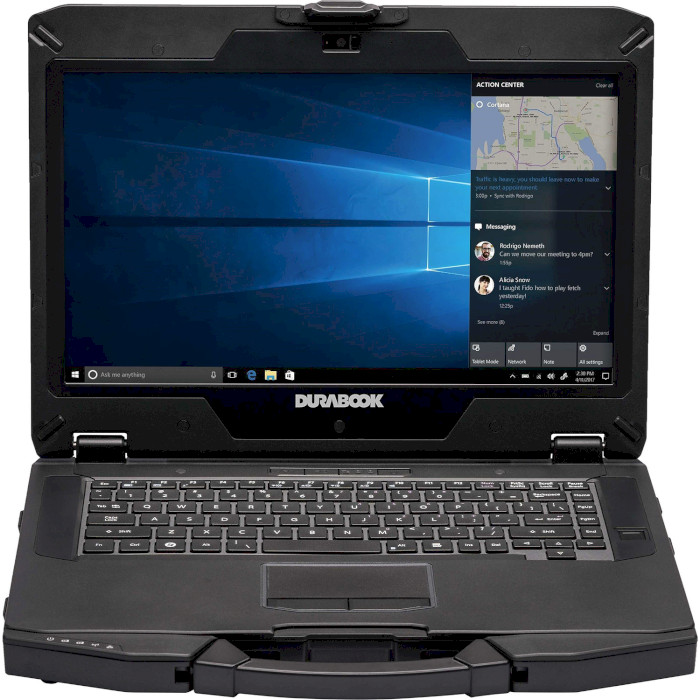 Захищений ноутбук DURABOOK S14I Black (S4E1A2AA3BXE)