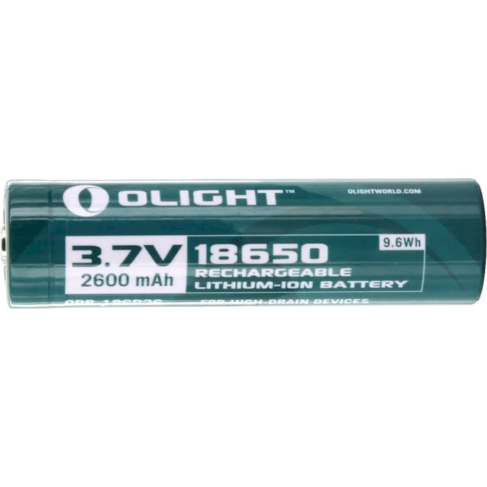 Аккумулятор OLIGHT Li-Ion 18650 2600mAh 3.7V (ORB2-186P26)