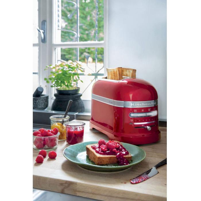 Тостер KITCHENAID Artisan 2-Slot Toaster 5KMT2204 Candy Apple (5KMT2204ECA)