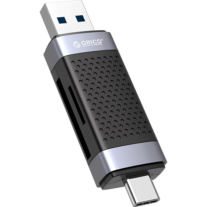 Кардридер ORICO TF+SD Dual Port USB2.0 Dual Head Card Reader