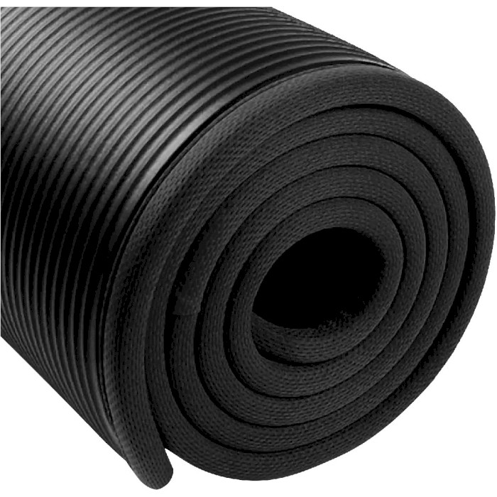 Коврик для фитнеса SPORTVIDA NBR 1cm Black (SV-HK0362)