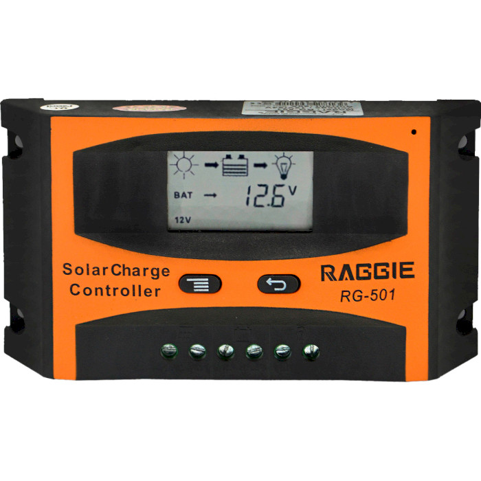 Контроллер заряда RAGGIE RG-501 10A