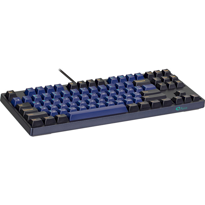 Клавіатура AKKO Horizon 3087DS Cherry MX Brown RU Blue/Black