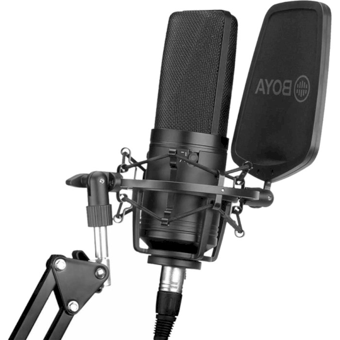 Микрофон студийный BOYA BY-M1000 Large Diaphragm Condenser Microphone